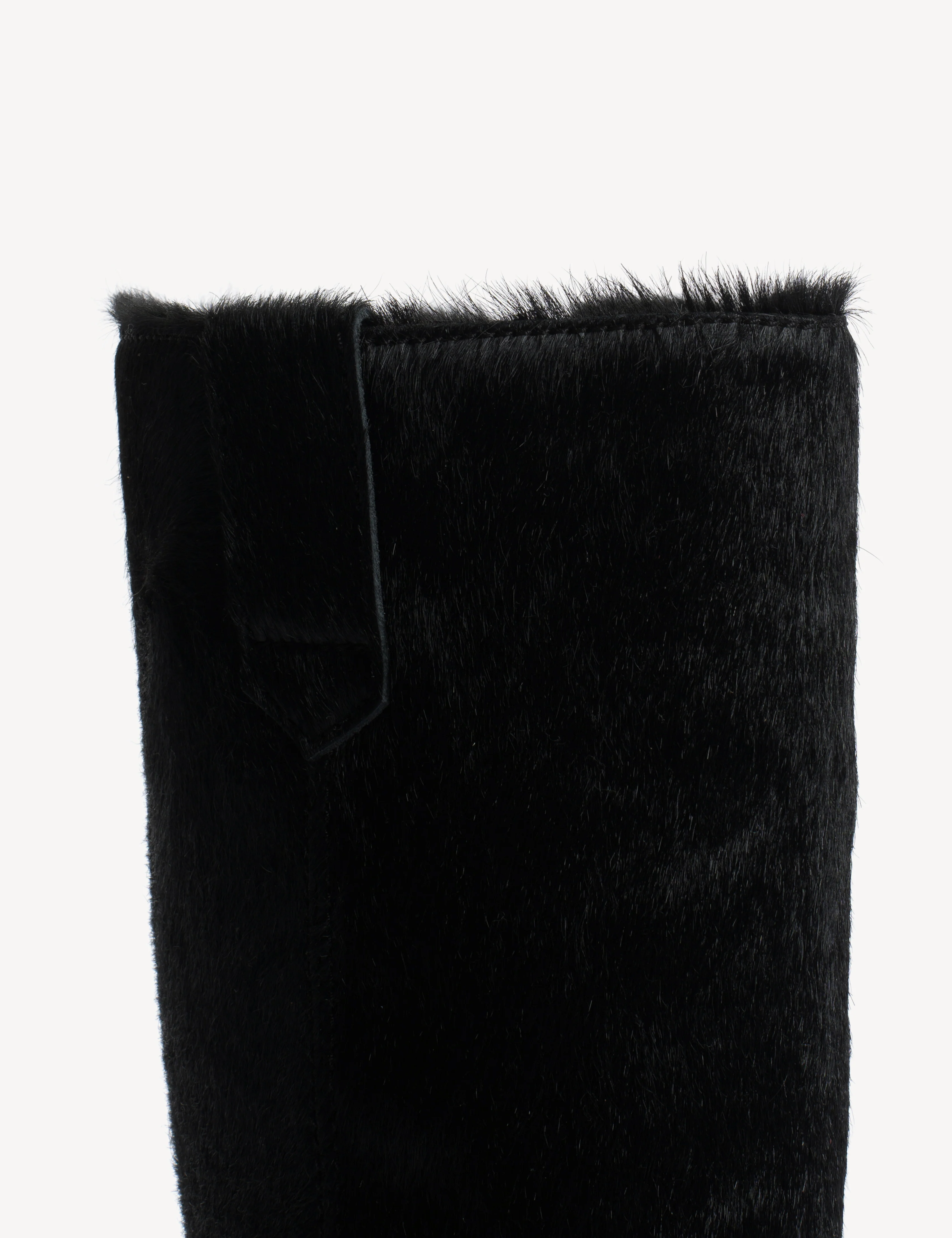 Ann Gaucho Boot In Black Cow Fur - Image 8