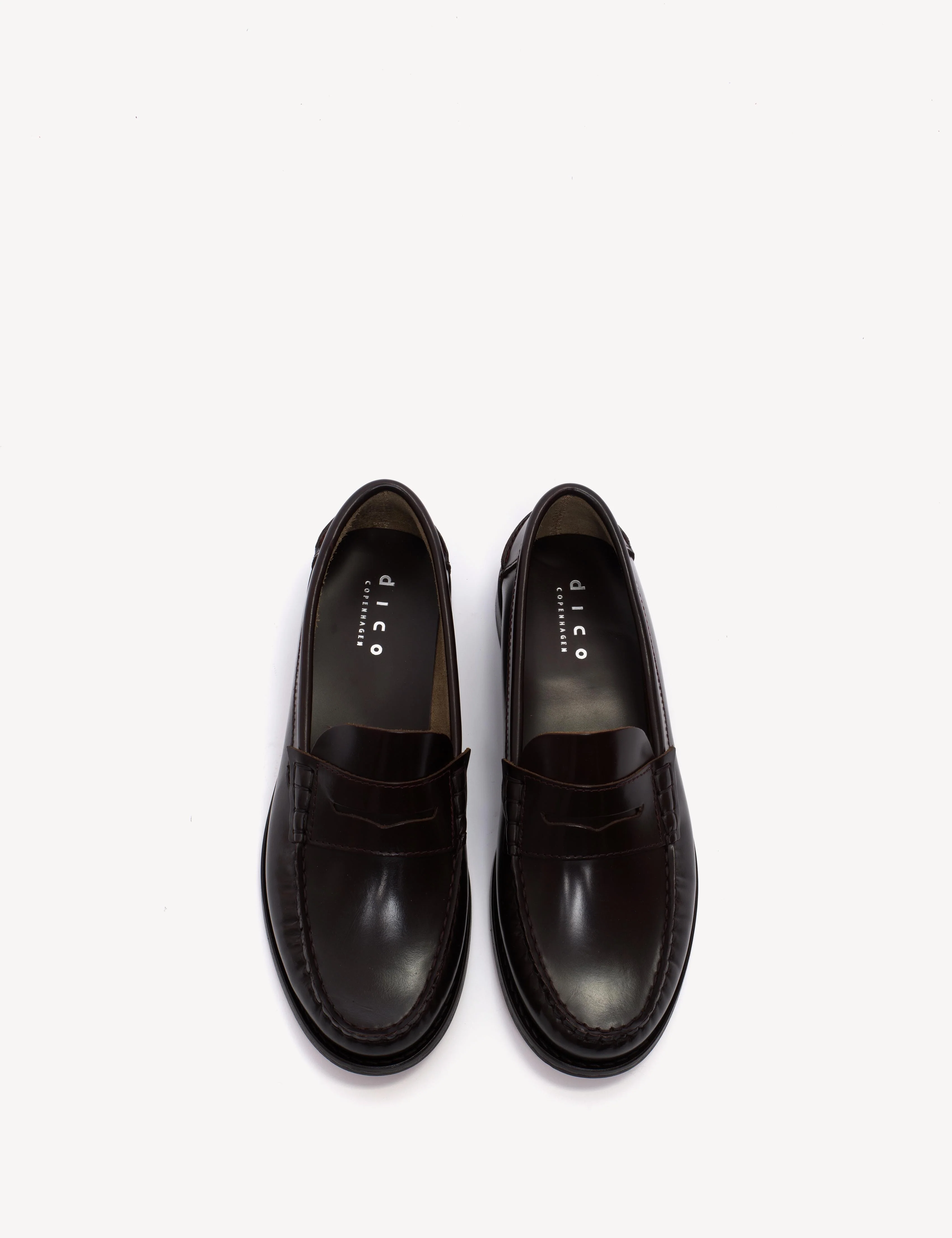 Moccasin Penny Loafer In Bordeaux Polido Leather - Image 5
