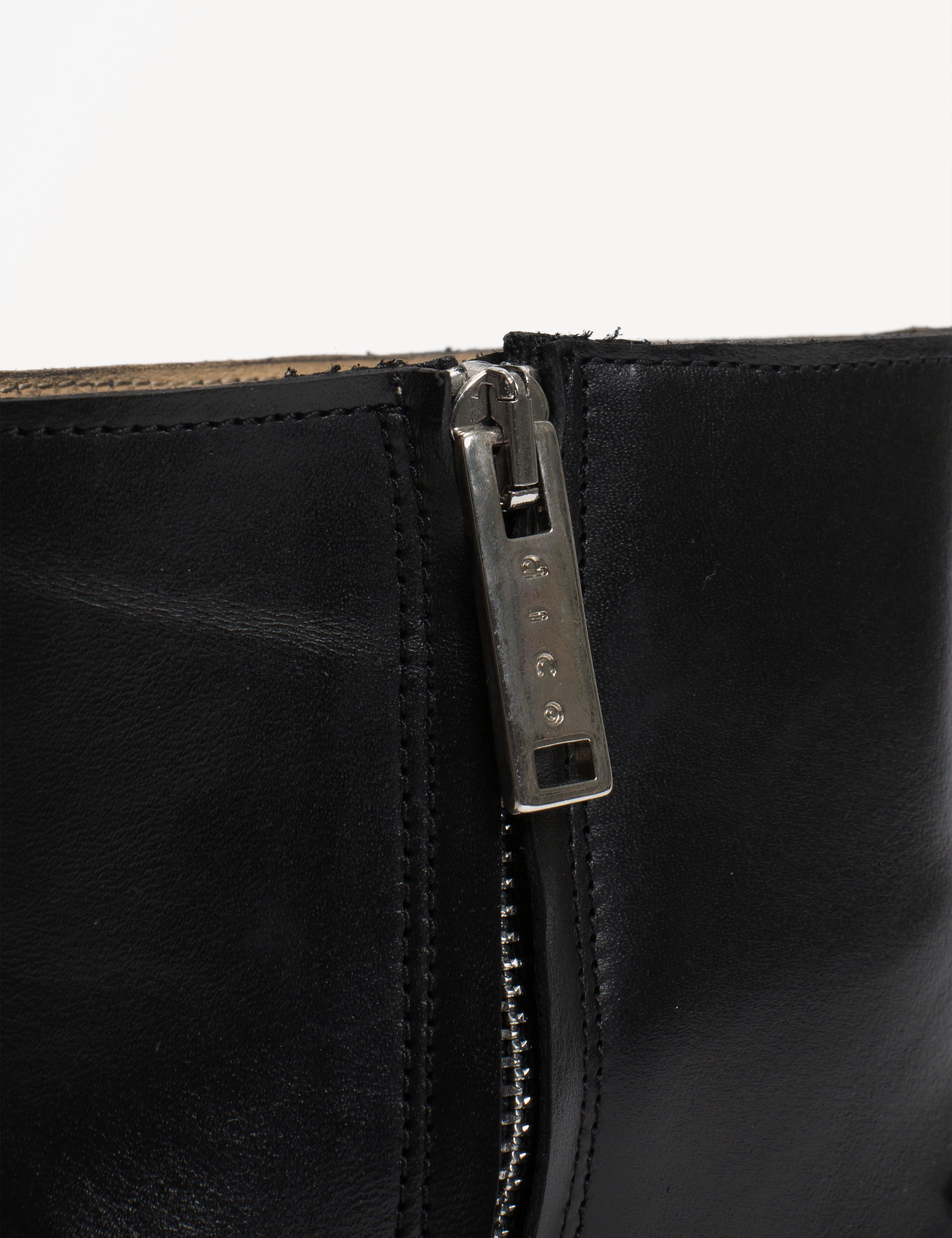 Dunn Zip Boot In Black Calfskin - Image 8
