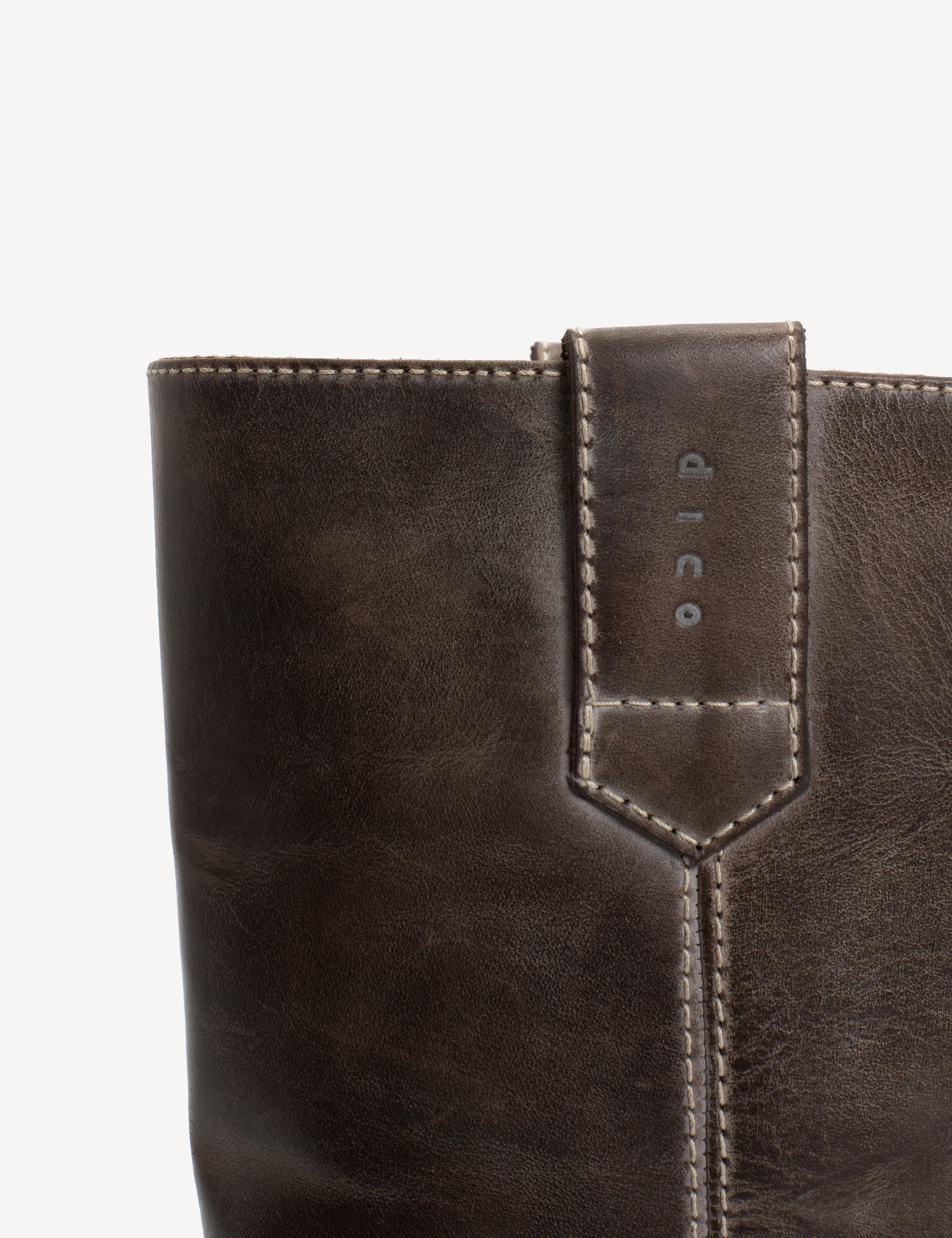 Julia Gaucho Boot In Brown Escovado Leather - Image 7