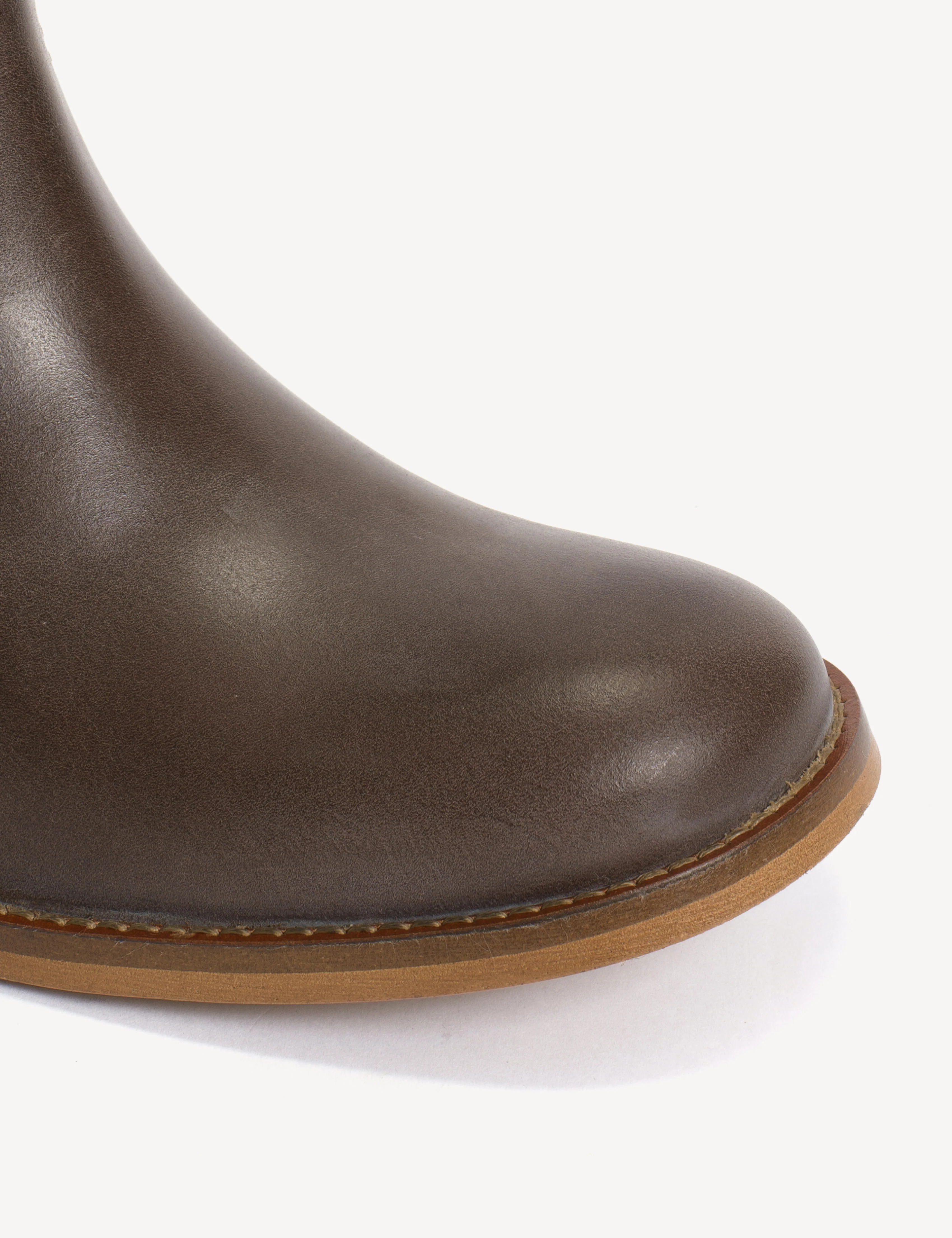 Julia Gaucho Boot In Brown Escovado Leather - Image 8