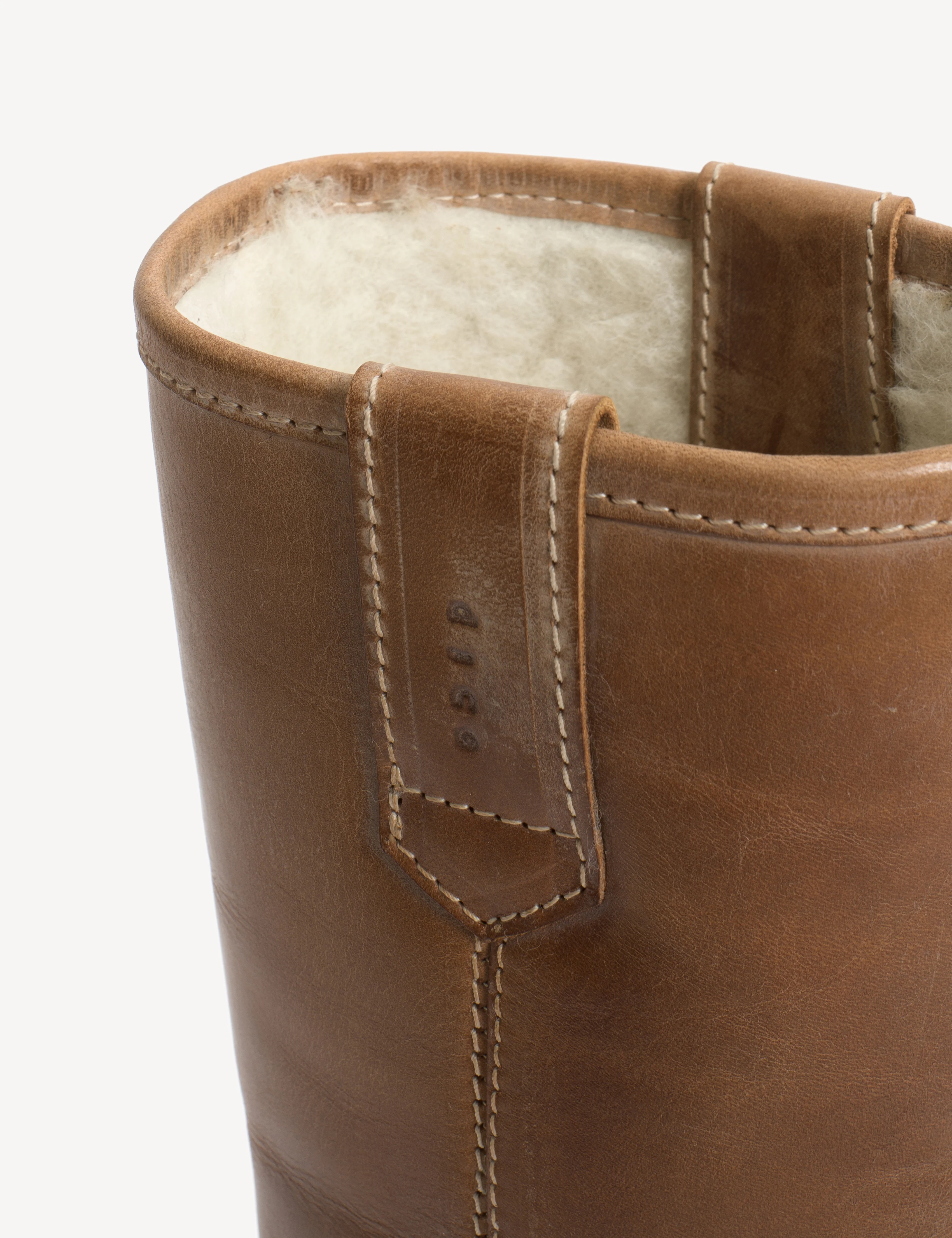 Kimmi Boot In Dark Tan Escovado Leather - Image 6