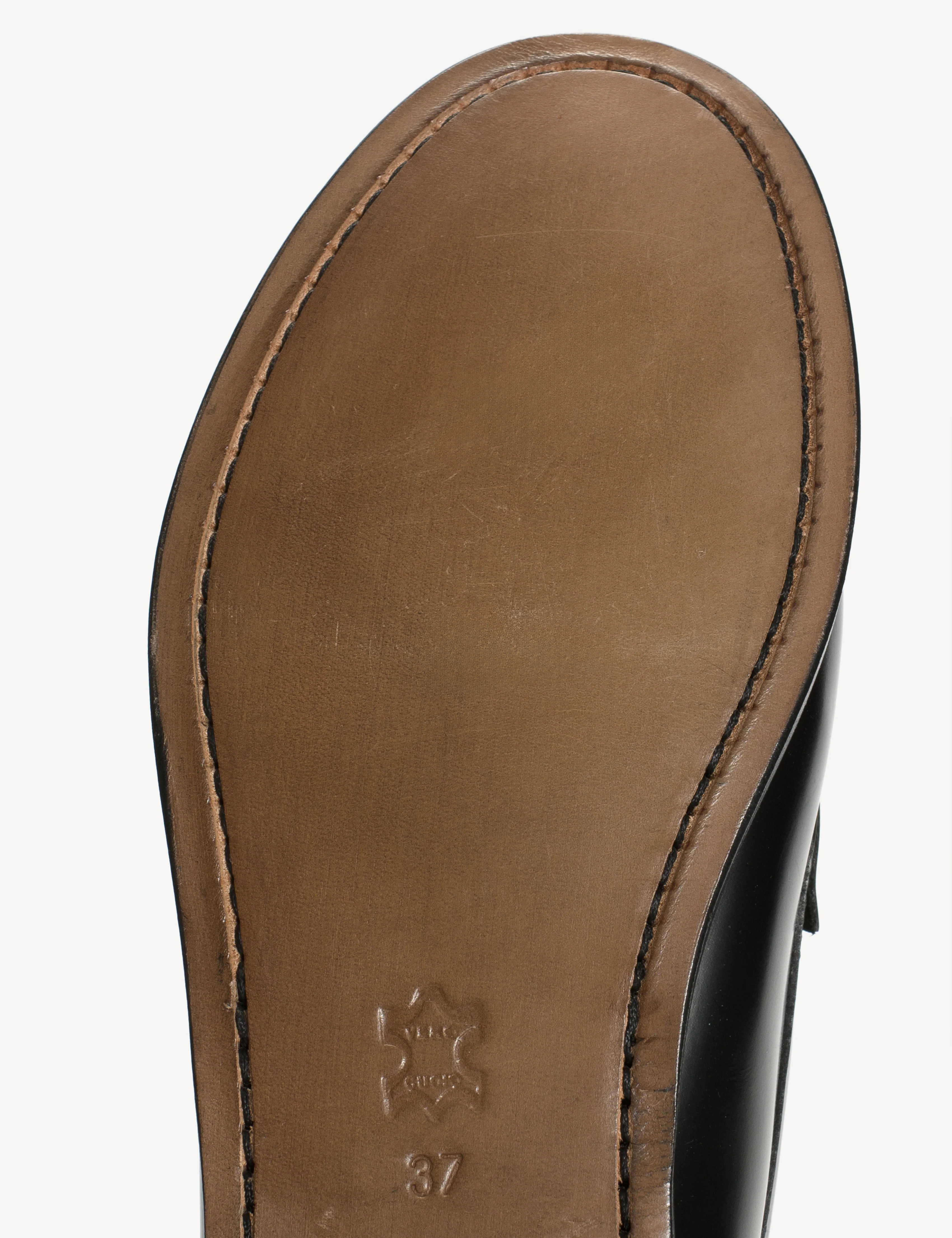 Moccasin Loafer With Fringes In Black Polido Leather - Image 7