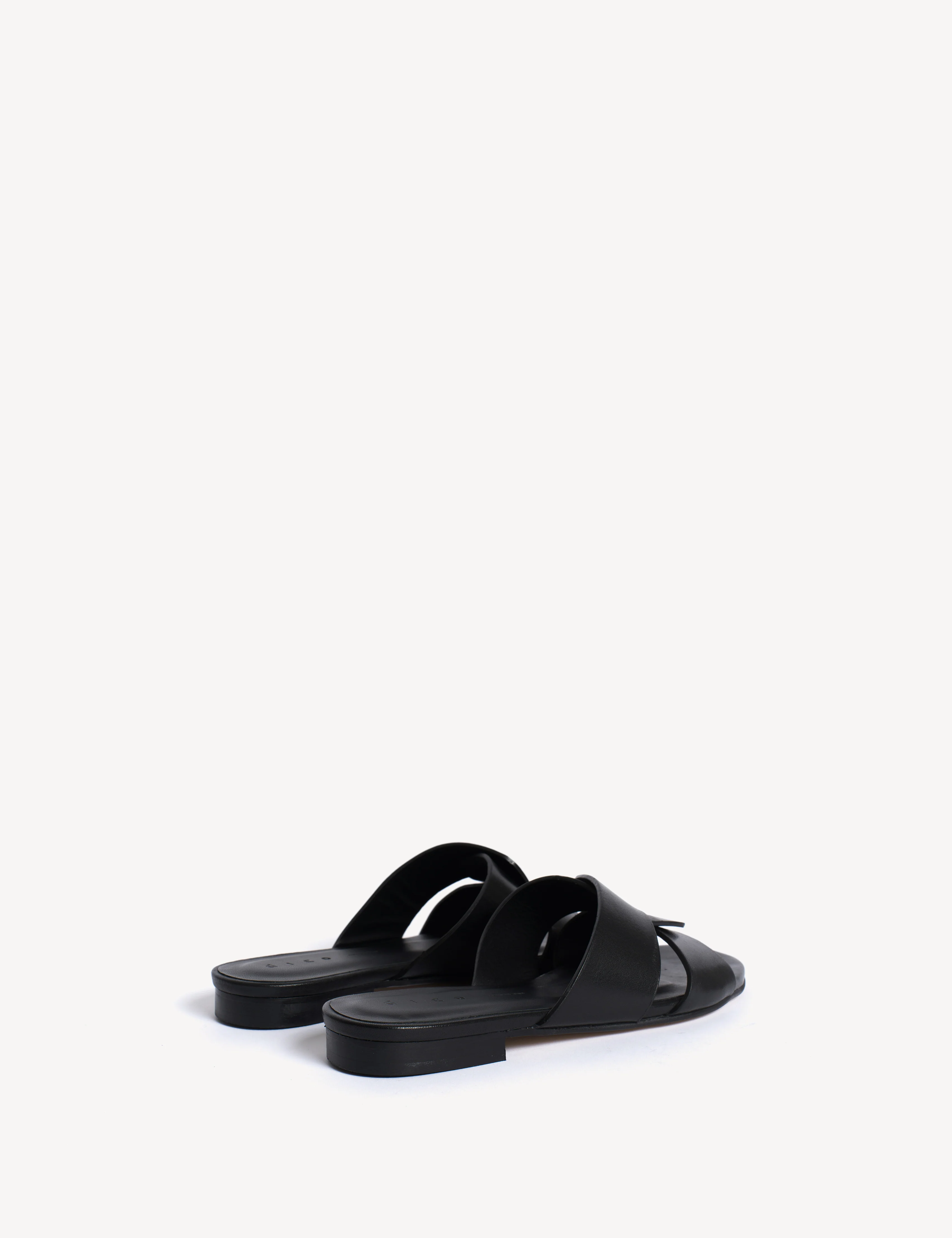 Lulu Mule In Black Calfskin - Image 3