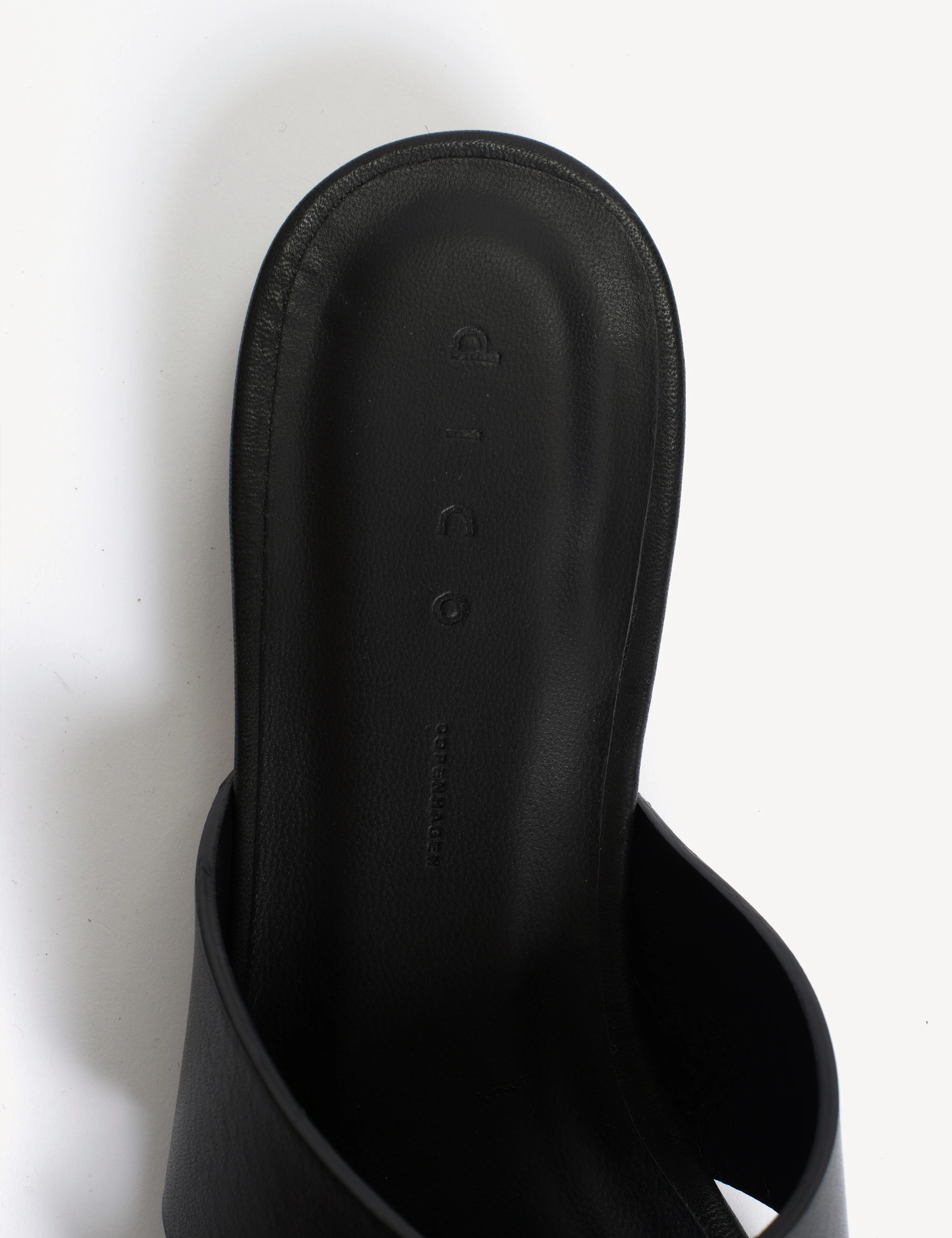Lulu Mule In Black Calfskin - Image 6
