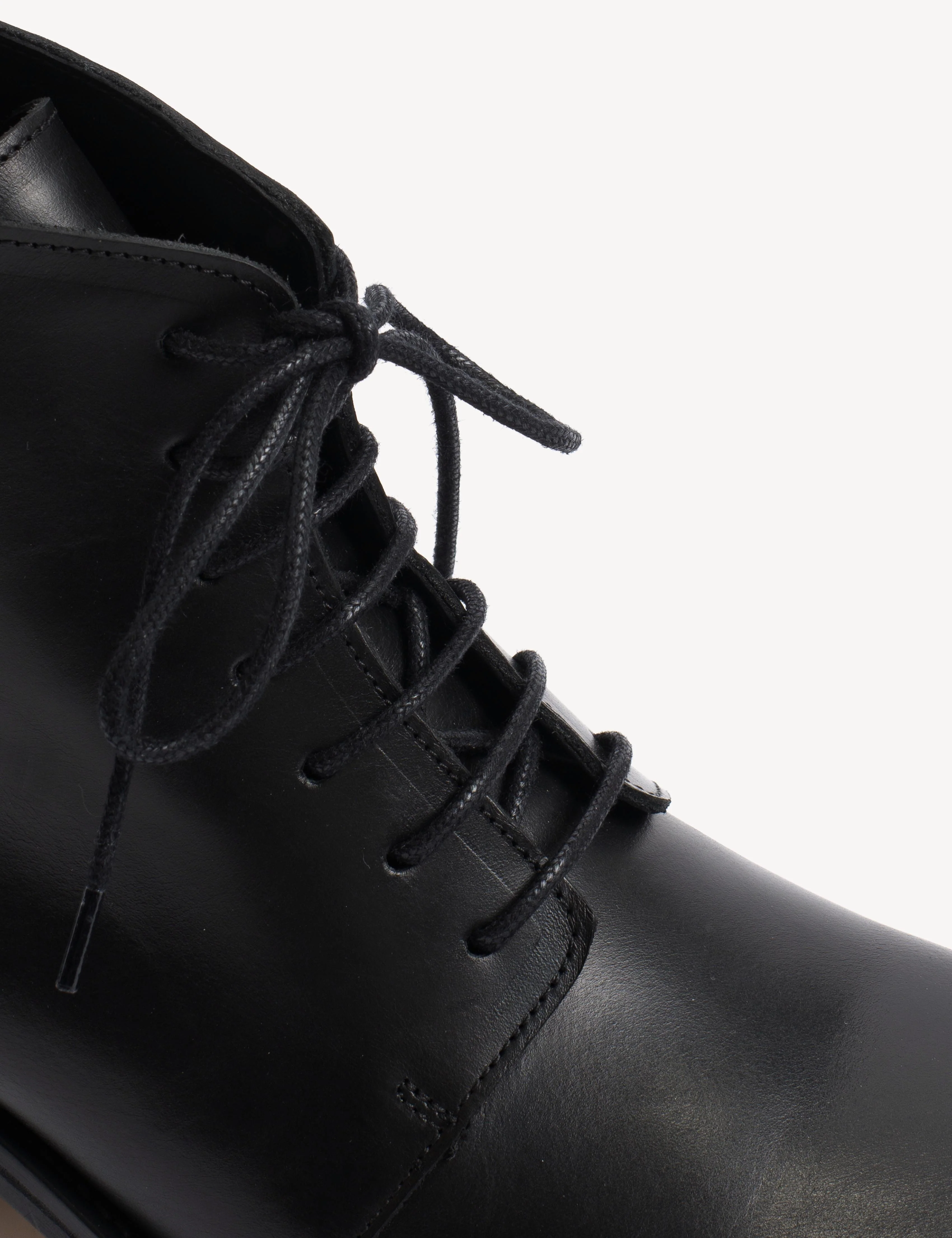 Nico Lace Up Boot In Black Calfskin - Image 6